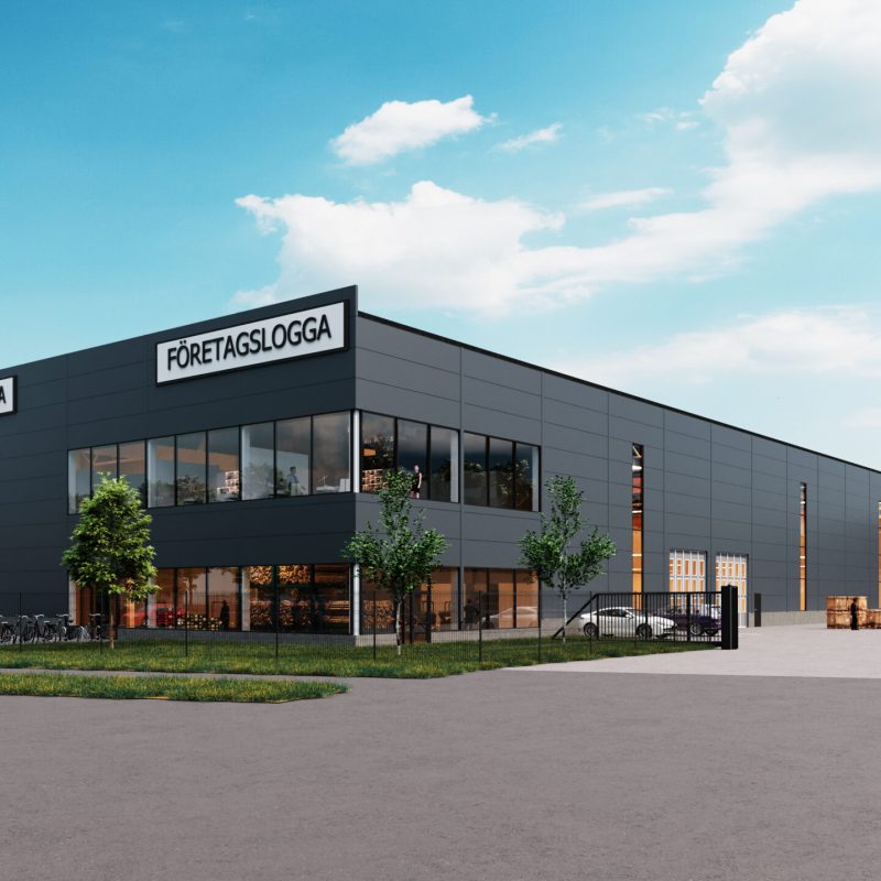 Industri- och lagerhall Albyberg.