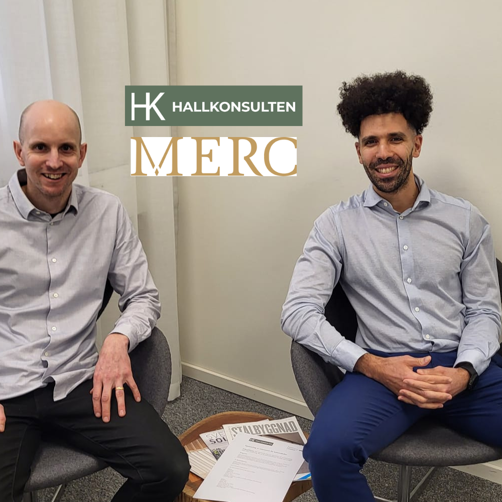 Hallkonsulten och MERC i nytt samarbete kring industriella projekt.